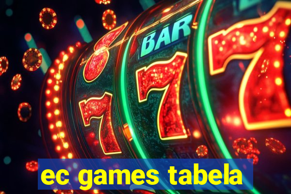 ec games tabela